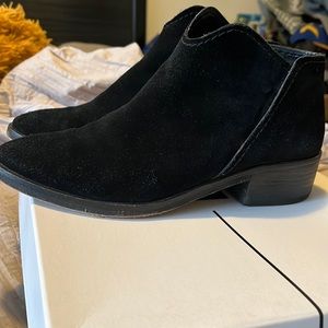 Dolce Vita black suede booties
